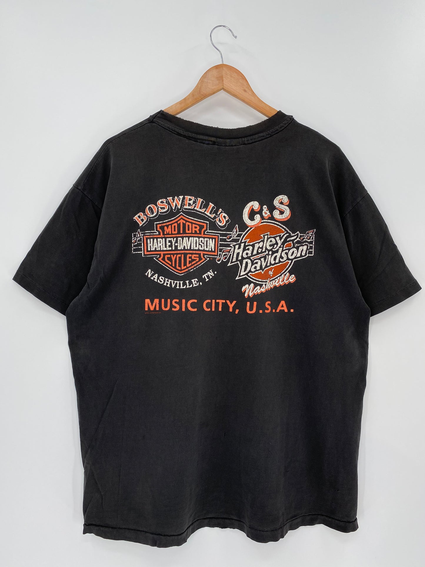 1998 HARLEY DAVIDSON Made in USA Size XL Vintage T-Shirt / K550