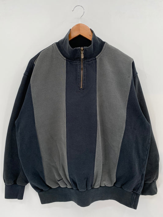 Vintage NIKE GOLF Size XL Half-zip Sweat-Shirt / K3654