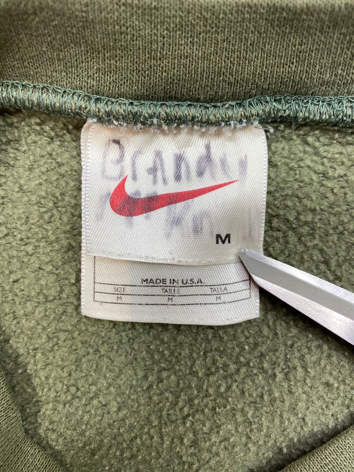 90’s NIKE Made in USA Vintage Sweat-Shirt / 4996