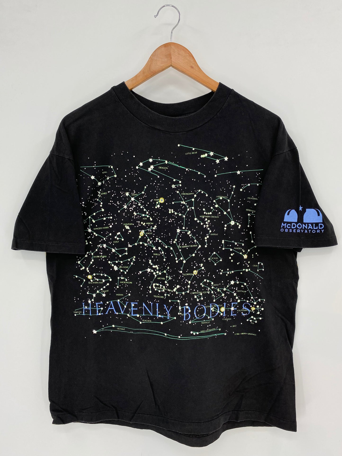 1992 HEAVENLY BODIES x MCDONALD Made in USA Size L Vintage T-Shirt  / A4941