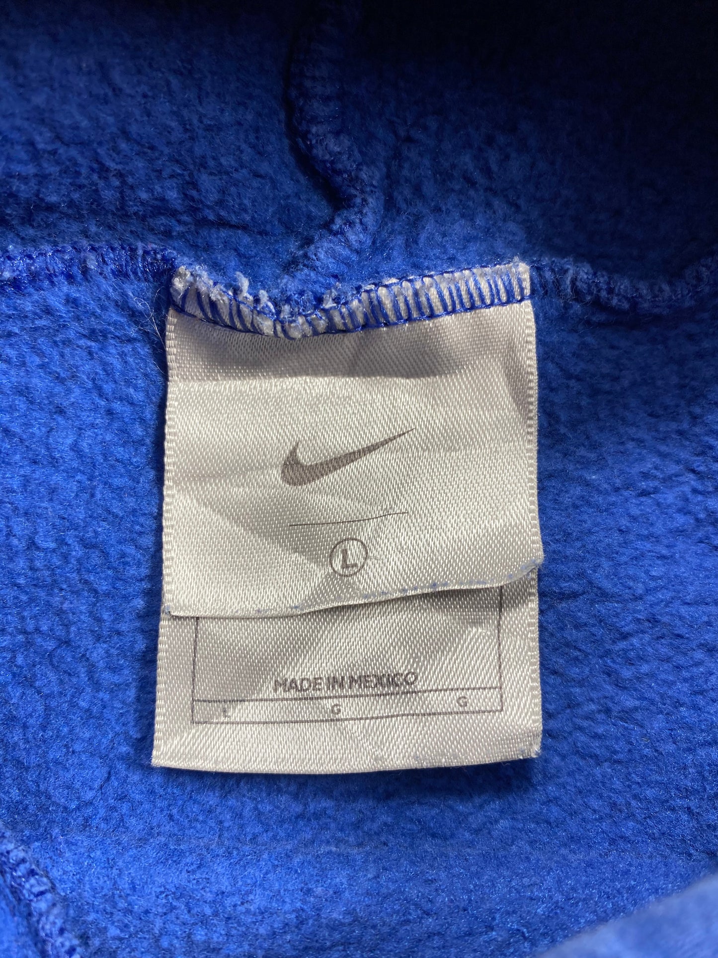 90’s NIKE Center Swoosh Size L Vintage Hoodie Sweat-shirt / 6758