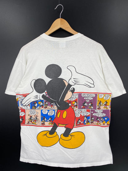 80’s DISNEY MICKEY Made in USA Size XL Vintage T-Shirt / A3142