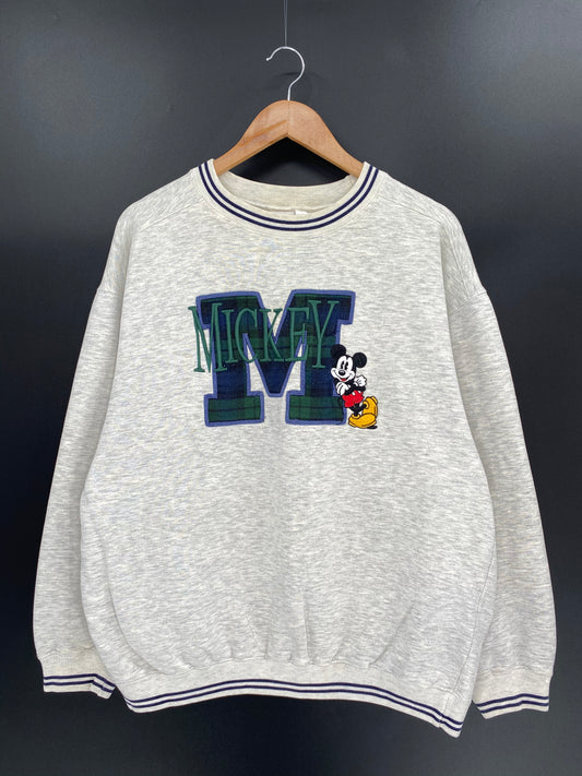 00' DISNEY MICKEY Size L Vintage Sweat-shirt / 8846