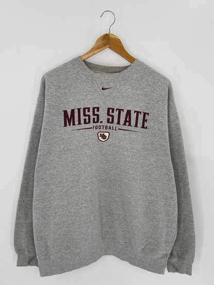 90’s NIKE MISS.STATE Size XL Vintage Sweat-shirt / 7237