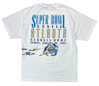 90's Super Bowl Atlanta Georgia Dome Vintage T-Shirts / 2655