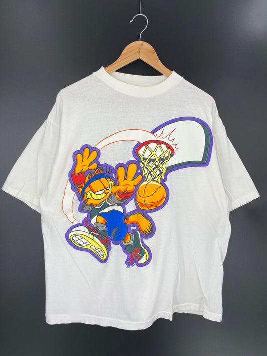 .90’s GARFIELD Size Approx. XL Vintage T-shirt / A8786