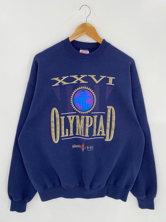 1996 Atlanta Olympic Made in USA Size XXL Vintage Sweat-shirt / 7154