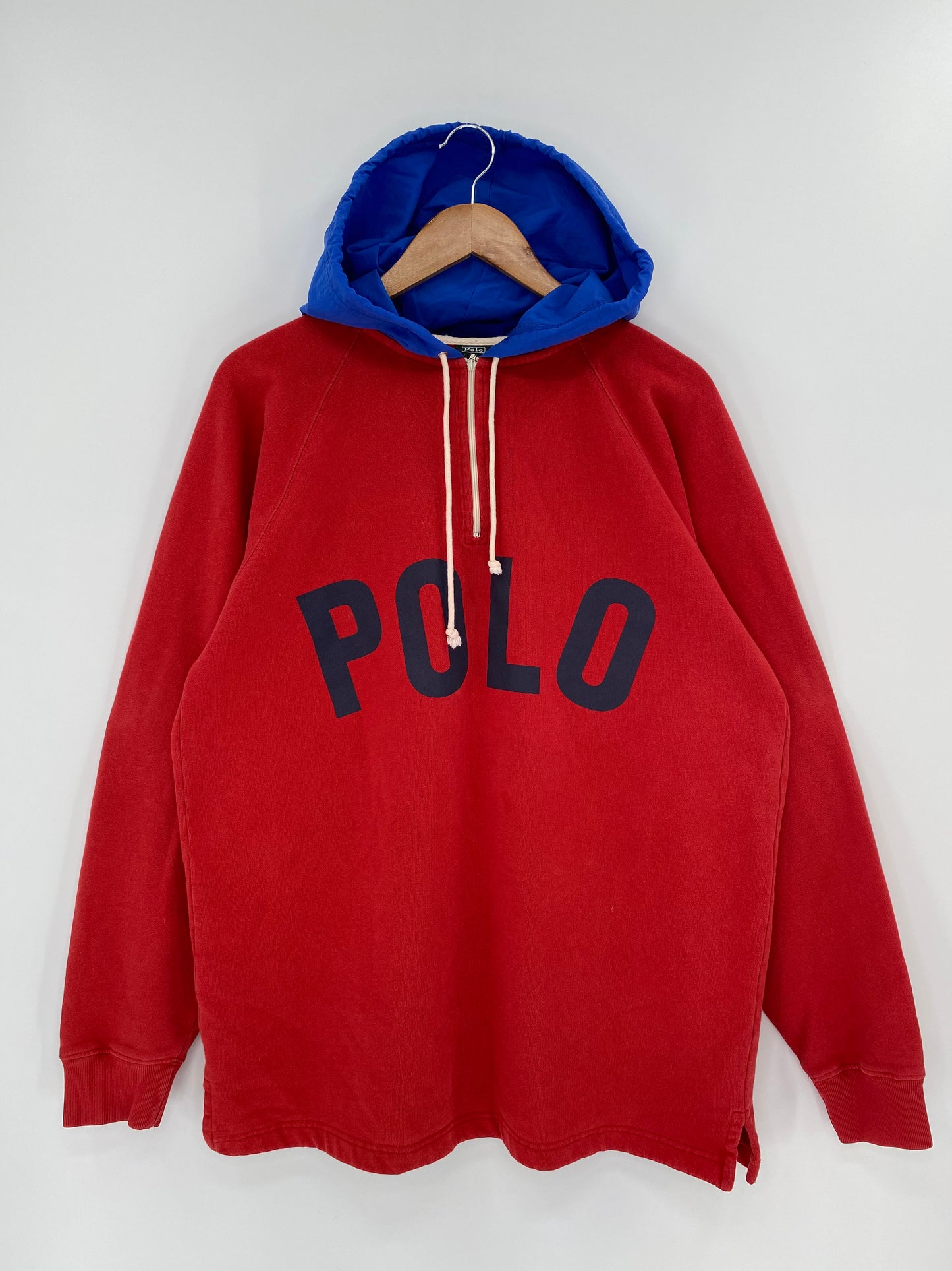 90's POLO RALPH LAUREN Size XL Vintage Half-zip Sweat-shirt / 8671