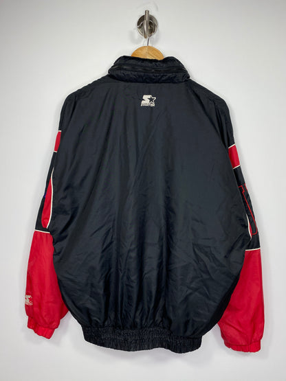90’s Starter x NBA CHICAGO BULLS Vintage Nylon Jacket / 4851