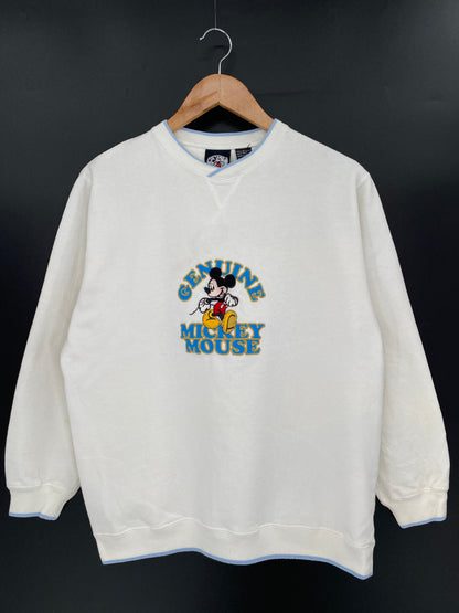 90’s DISNEY MICKEY Size S Vintage Sweat shirt / A6