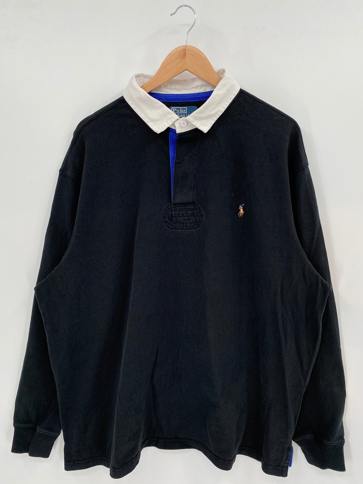 90's POLO RALPH LAUREN Size XXL Vintage Rugby-Shirts / A4425