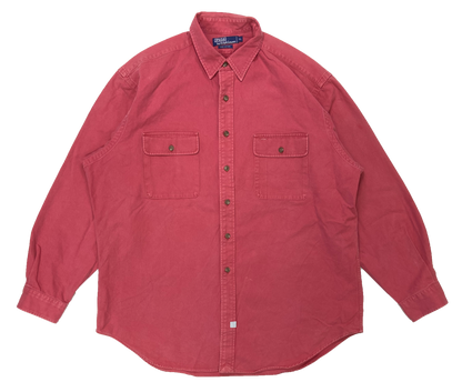 1992 Polo Ralph Lauren Vintage Button Down Long Sleeve Shirt / 2714