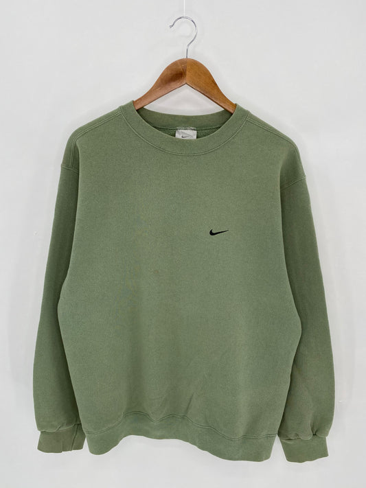 90's NIKE Mini Swoosh Made in USA Size M Vintage Sweat-shirt / 6662