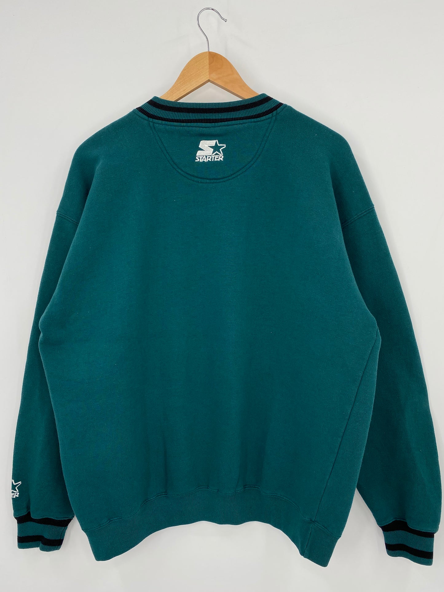 90’s STARTER PHILADELPHIA EAGLES Size L NFL Sweat shirt / K3090