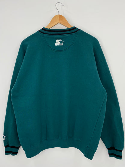 90’s STARTER PHILADELPHIA EAGLES Size L NFL Sweat shirt / K3090