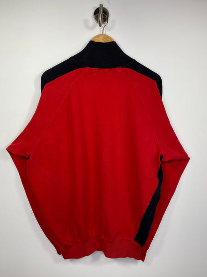 Vintage Polo Ralph Lauren Size L Vintage Half-zip Sweat-Shirt / 5246