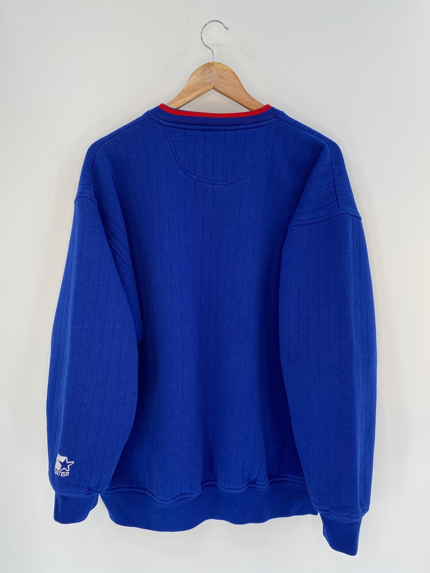 00' STARTER NEW ENGLAND PATRIOTS Size XL Vintage NFL Sweat-Shirt  / 8993