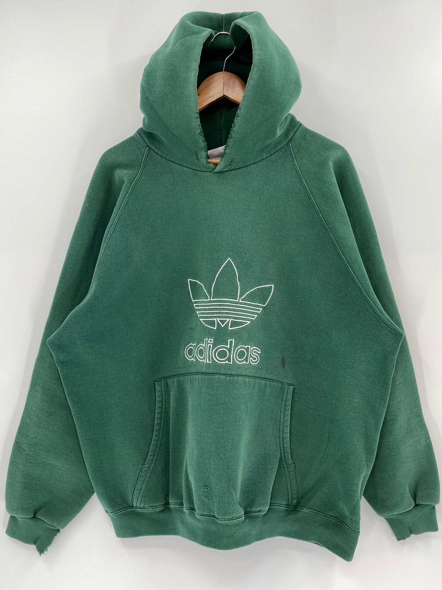 90’s ADIDAS Made in USA Size XL Vintage Hoodie Sweat-Shirts / k1388