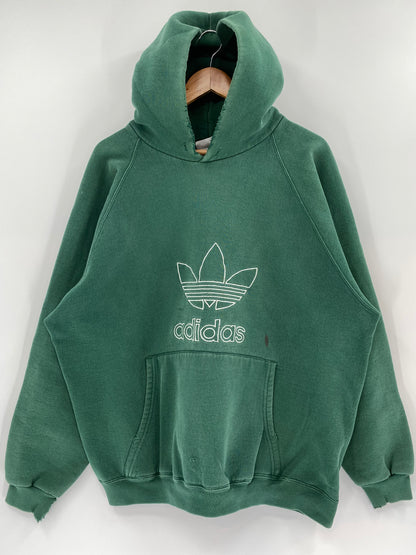 90’s ADIDAS Made in USA Size XL Vintage Hoodie Sweat-Shirts / k1388