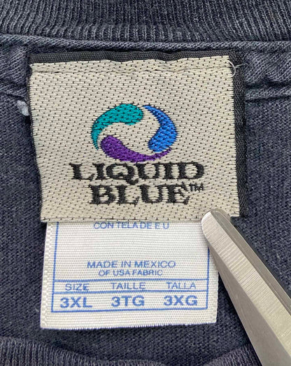 2009' LIQUID BLUE CLOWN Size XXXL Vintage T-Shirt / k457