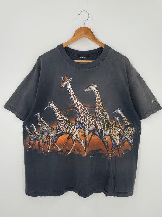 90’s BRONX ZOO Size No Tag (Approx.XL) T-Shirts / K1228