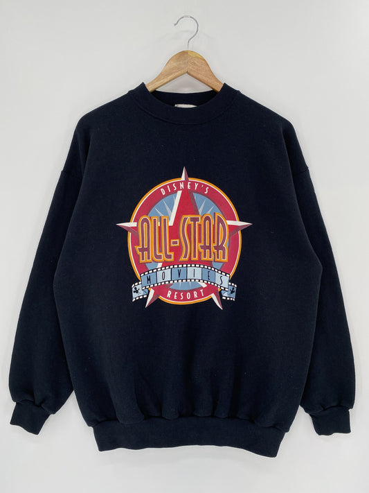90’s DISNEY ALL-STAR Made in USA Size L Vintage Sweat-shirt / K6472