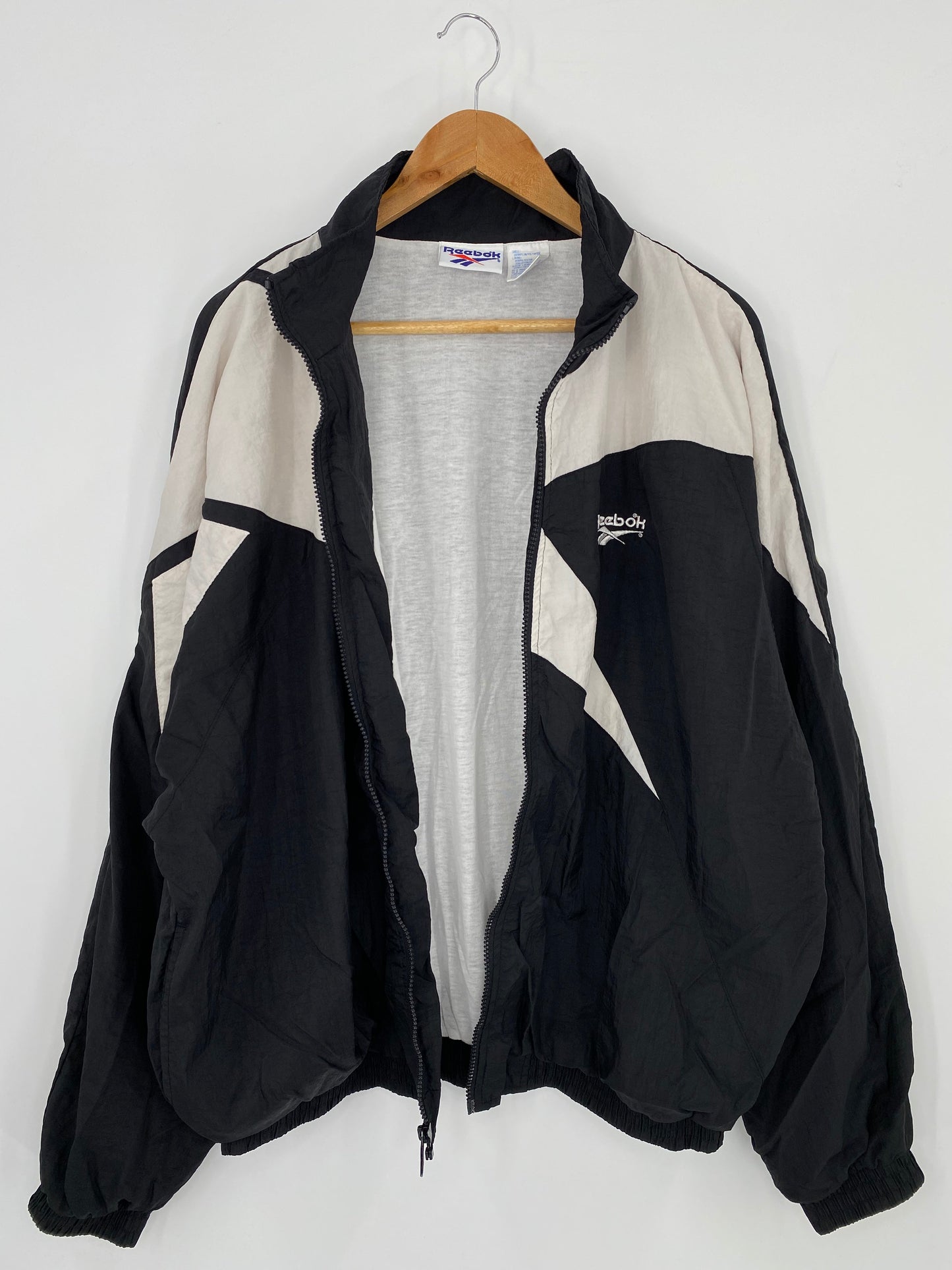 90’s REEBOK Size XL Vintage Zip-up Nylon Jacket / K9779