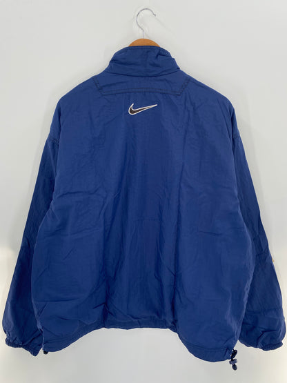 90’s NIKE Size XL Vintage Zip-up Nylon Jacket/ k3326