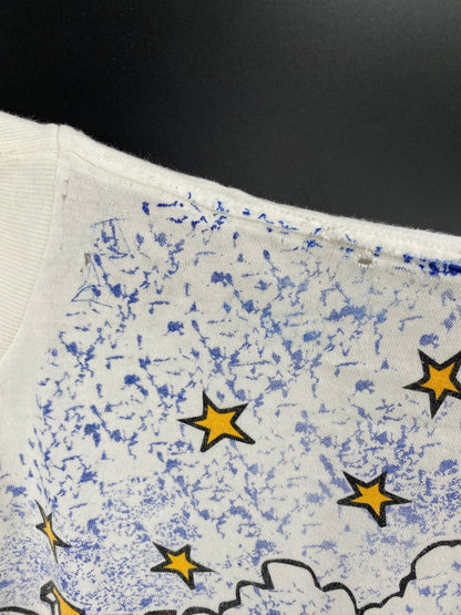 90's DISNEY Size No Tag (Approx. XXXL) Vintage Wide T-Shirt / k8038