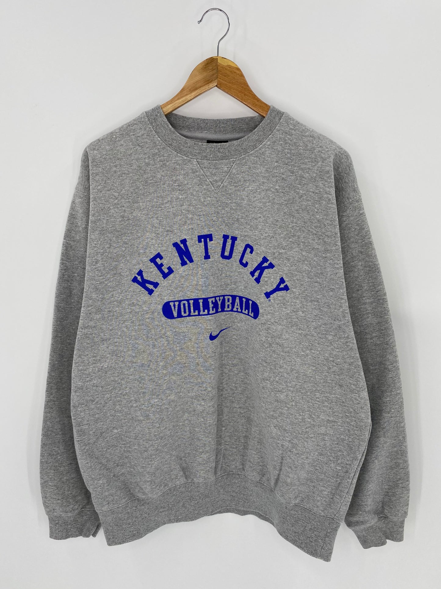 90’s NIKE Kentucky Volleyball Size L Vintage Sweat-shirt / 7235