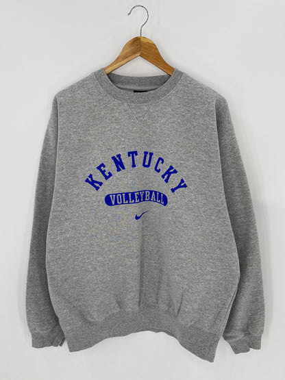 90’s NIKE Kentucky Volleyball Size L Vintage Sweat-shirt / 7235