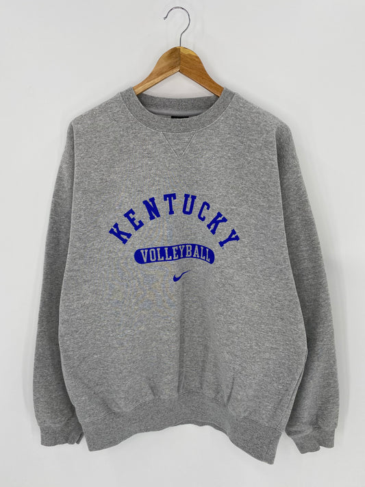90’s NIKE Kentucky Volleyball Size L Vintage Sweat-shirt / 7235