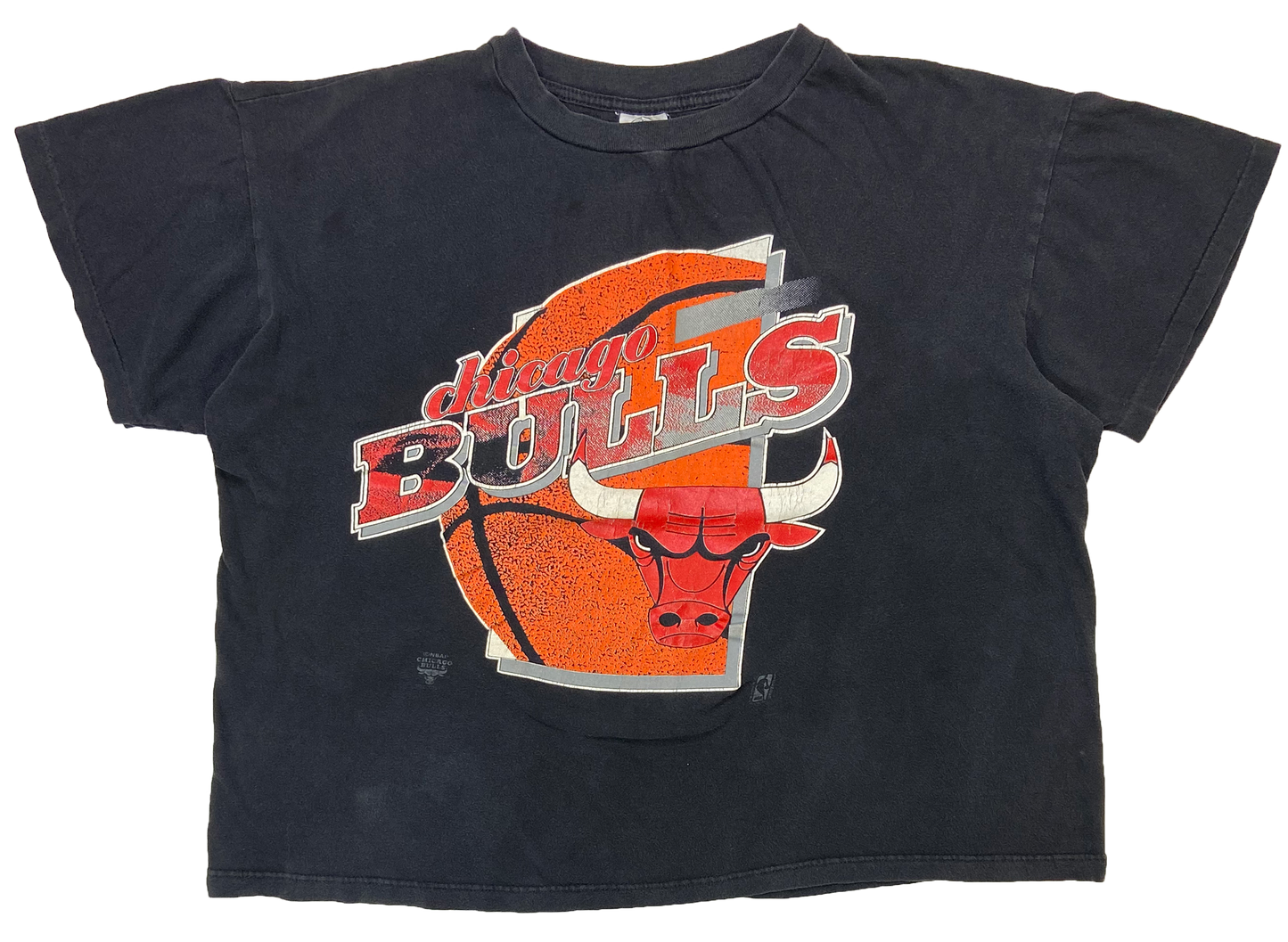 90's Chicago Bulls NBA Ladies Short Length Vintage T-Shirts / 2952