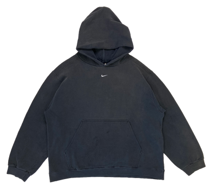 90's Nike Center Mini Swoosh Vintage Hoodie Sweat-Shirt / 2977