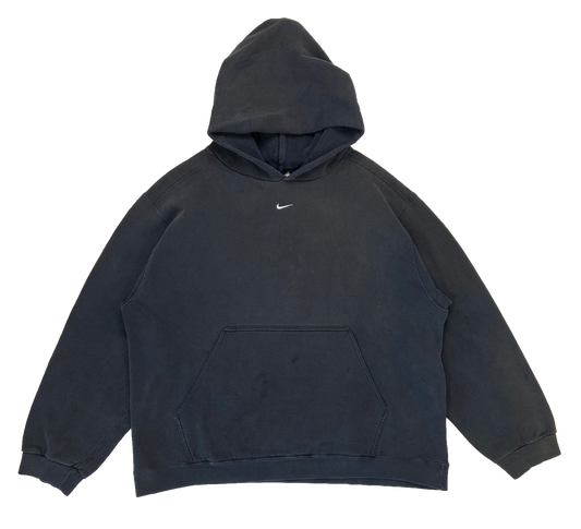 90's Nike Center Mini Swoosh Vintage Hoodie Sweat-Shirt / 2977