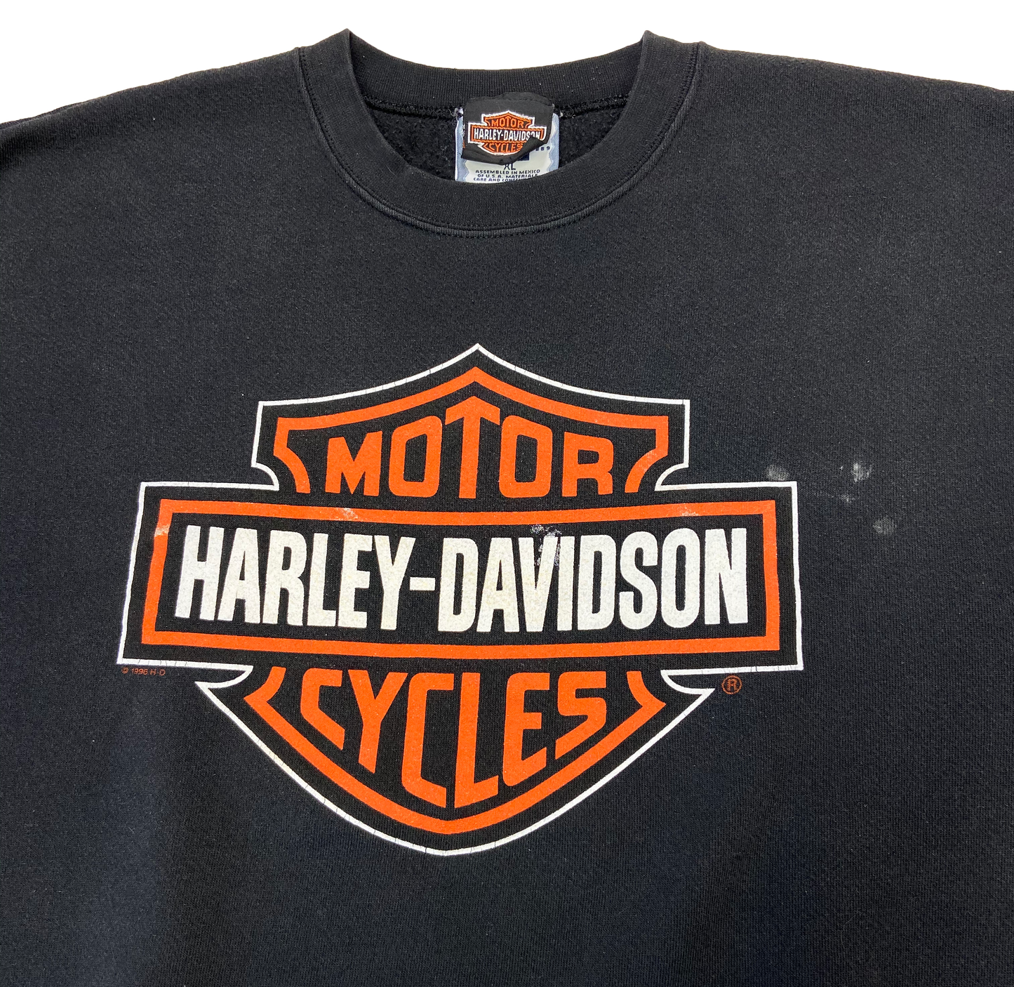 90's Harley Davidson Vintage Hoodie Sweat-Shirts / 2992