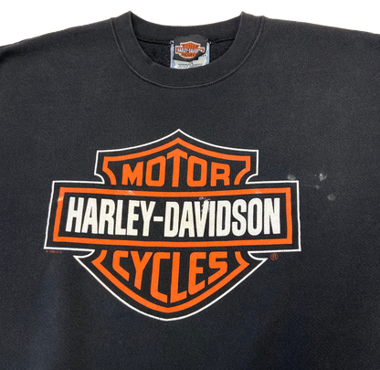 90's Harley Davidson Vintage Hoodie Sweat-Shirts / 2992