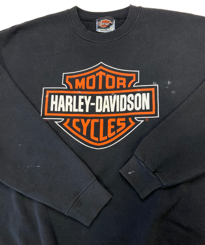 90's Harley Davidson Vintage Hoodie Sweat-Shirts / 2992