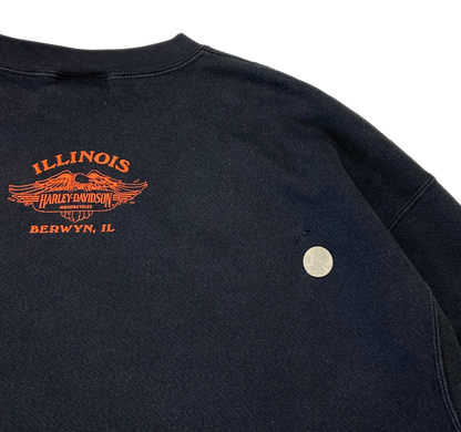 90's Harley Davidson Vintage Hoodie Sweat-Shirts / 2992