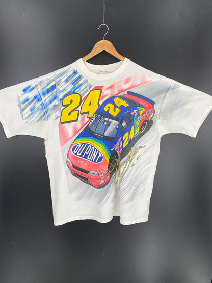1997 DU PONT NASCAR  Made in USA Size XXL Vintage Racing T-shirt / 9655