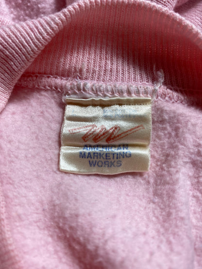 80’s DISNEY MICKEY MINNIE Made in USA Size L Vintage Sweat-Shirts / A1175