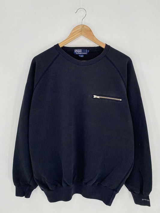 .Vintage POLO RALPH LAUREN Size L Sweat-shirt / A9141
