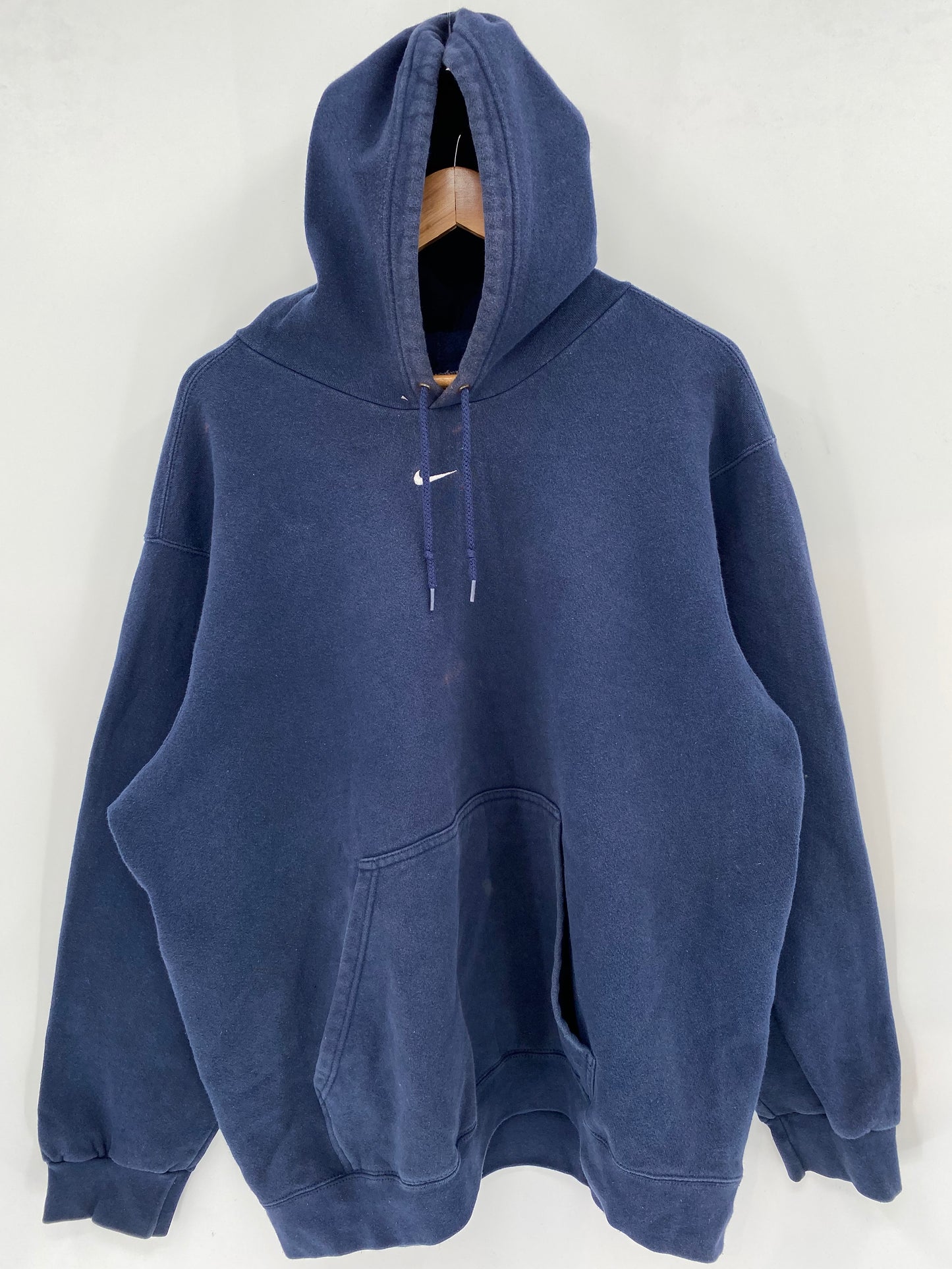 90's NIKE CENTER SWOOSH Size XL Vintage Hoodie Sweat-Shirts / K3692