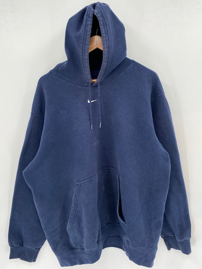 90's NIKE CENTER SWOOSH Size XL Vintage Hoodie Sweat-Shirts / K3692