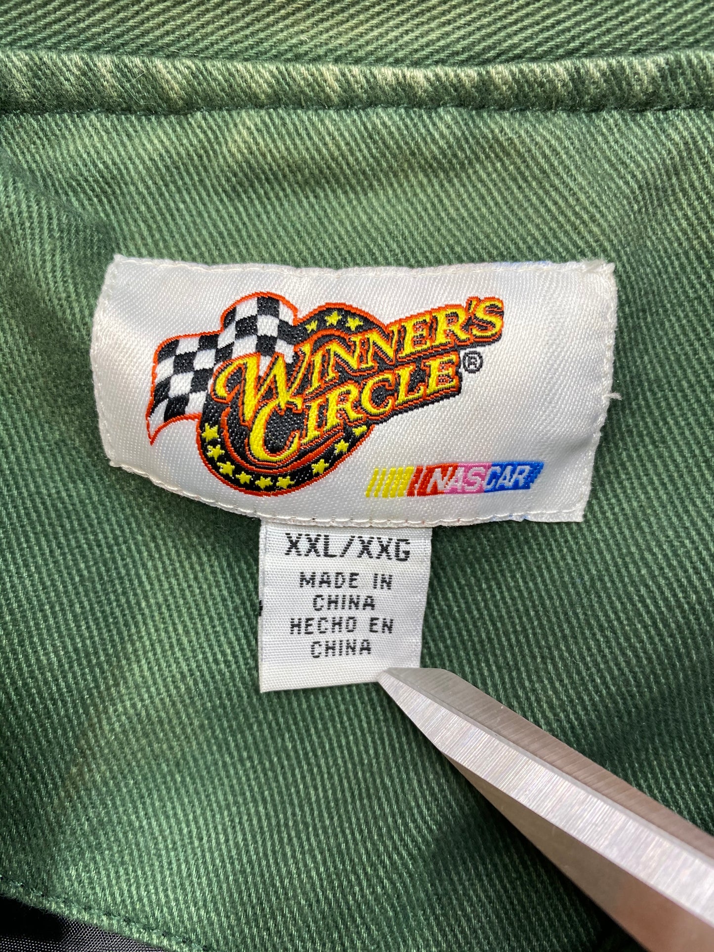 Vintage NASCAR amp Faded Size XL Racing Jacket / 5472