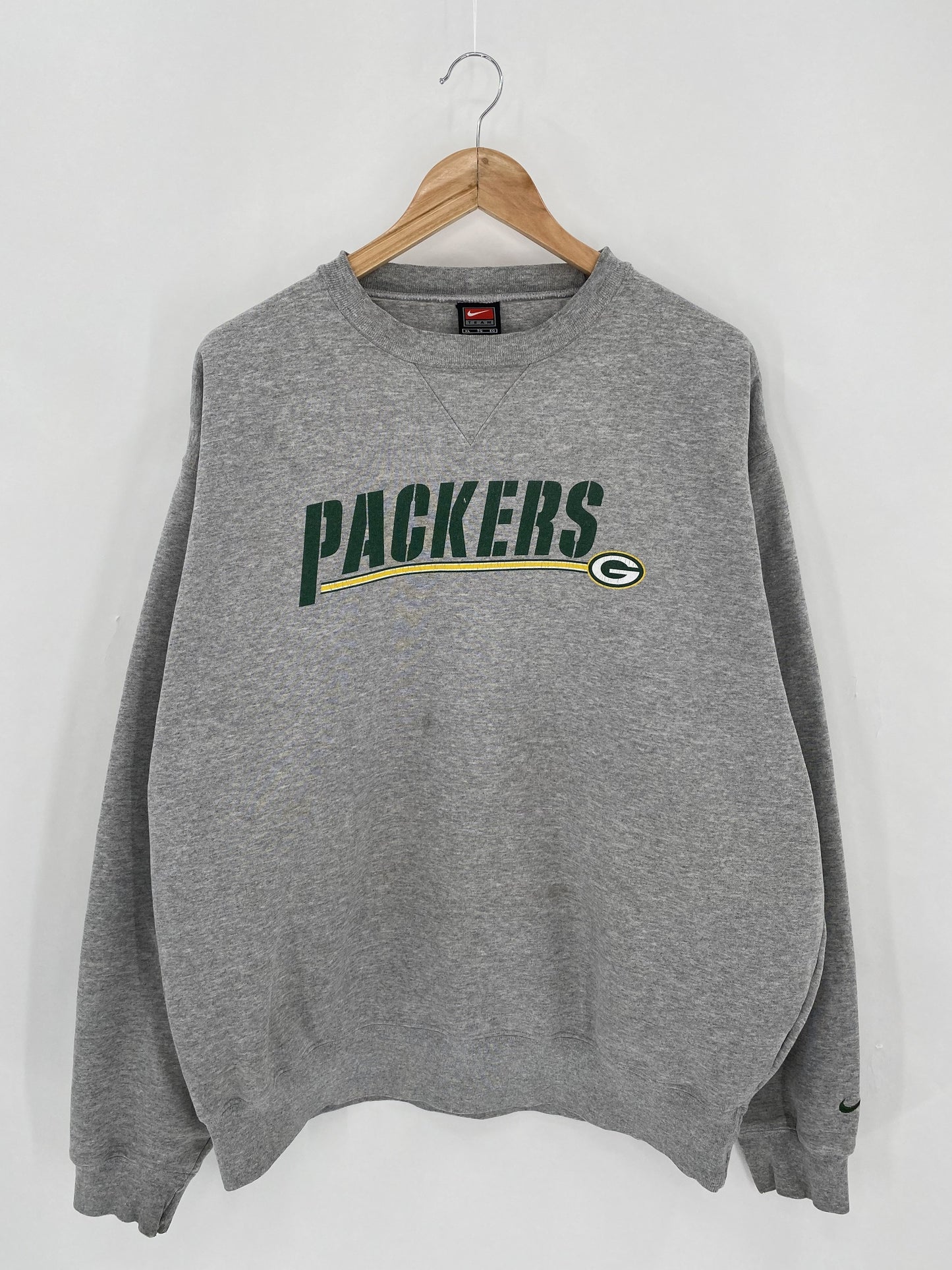 90’s NIKE PACKERS Size XL Vintage NFL Sweat-shirt / k5414