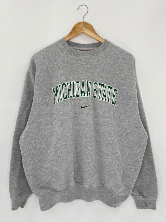 90’s NIKE MICHIGAN STATE Size M Vintage Sweat-Shirt / 5790