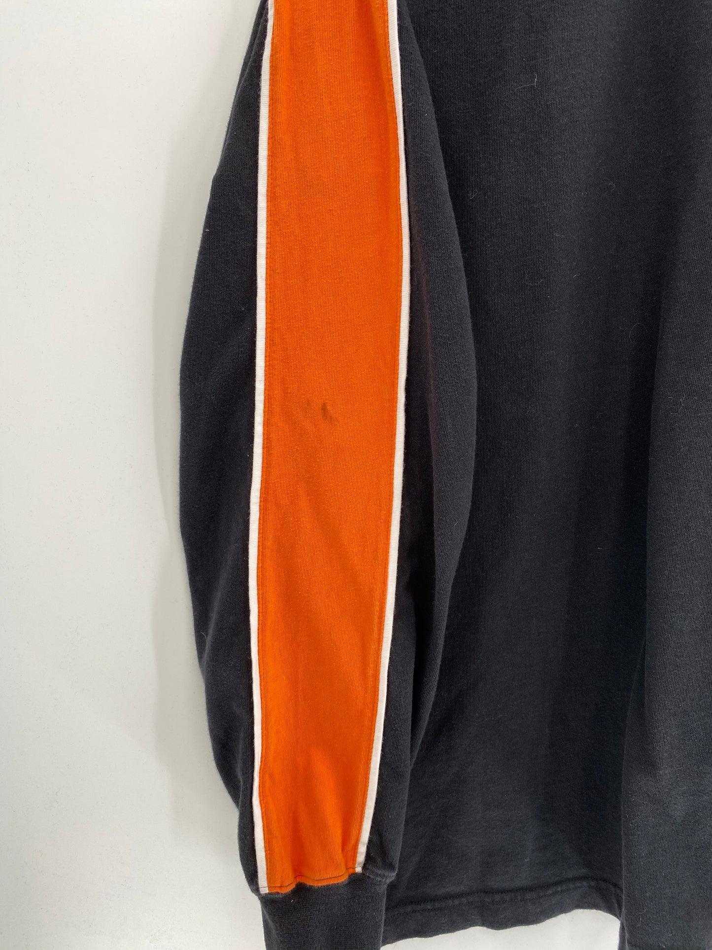 00' Harley Davidson Size No Tag (Approx. XL) Vintage Long Sleeve T-Shirt / 7898