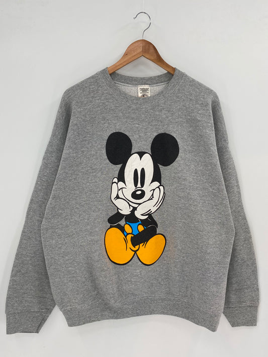 90’s DISNEY MICKEY Made in USA Size XL Vintage Sweat-shirt / K2973