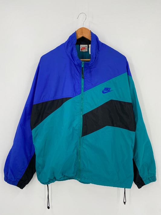 90’s NIKE SILVER TAG Size XL Vintage Nylon Hoodie Jacket/ k2314